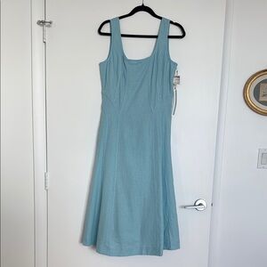 NWT House of Harlow 1960 Light Blue Midi Dress M